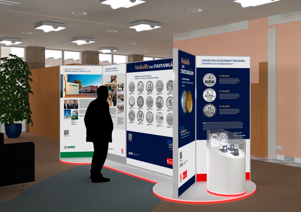 Ausstellungskonzept f&uuml;r die Sparkasse