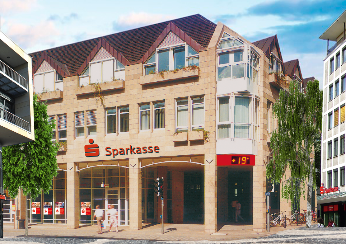 Ausstellungsort Hauptfiliale Ratingen der Sparkasse HRV