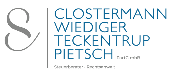 Logo CLOSTERMANN WIEDIGER TECKENTRUP PIETSCH PartG mbB Steuerberater