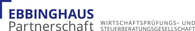Logo Ebbinghaus Partnerschaft mbB – Wirtschaftsprüfungs- und Steuerberatungsgesellschaft